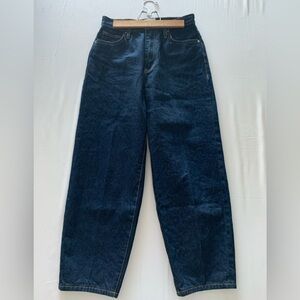 Frame barrel leg high-rise jeans sz 27